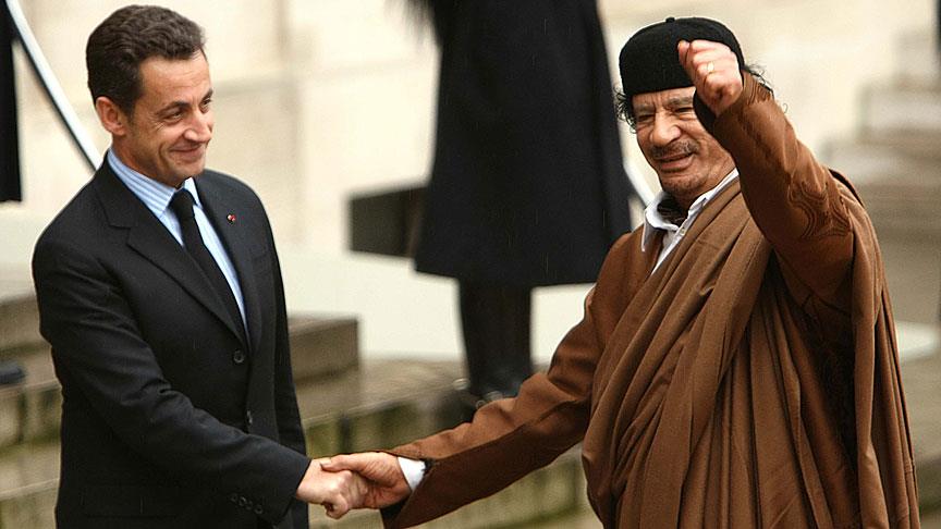 Kaddafi’den Sarkozy’ye  mali destek  iddiası!